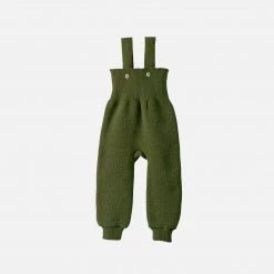 Disana Organic Merino Wool Baby Dungarees - Olive