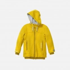 Disana Organic Boiled Merino Wool Outdoor Jacket - Curry Kids Wool