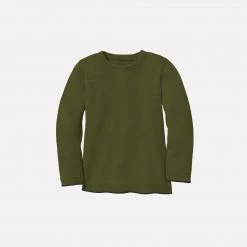 Disana Organic Merino Wool Knitted Jumper - Olive