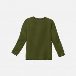 Disana Organic Merino Wool Knitted Jumper - Olive