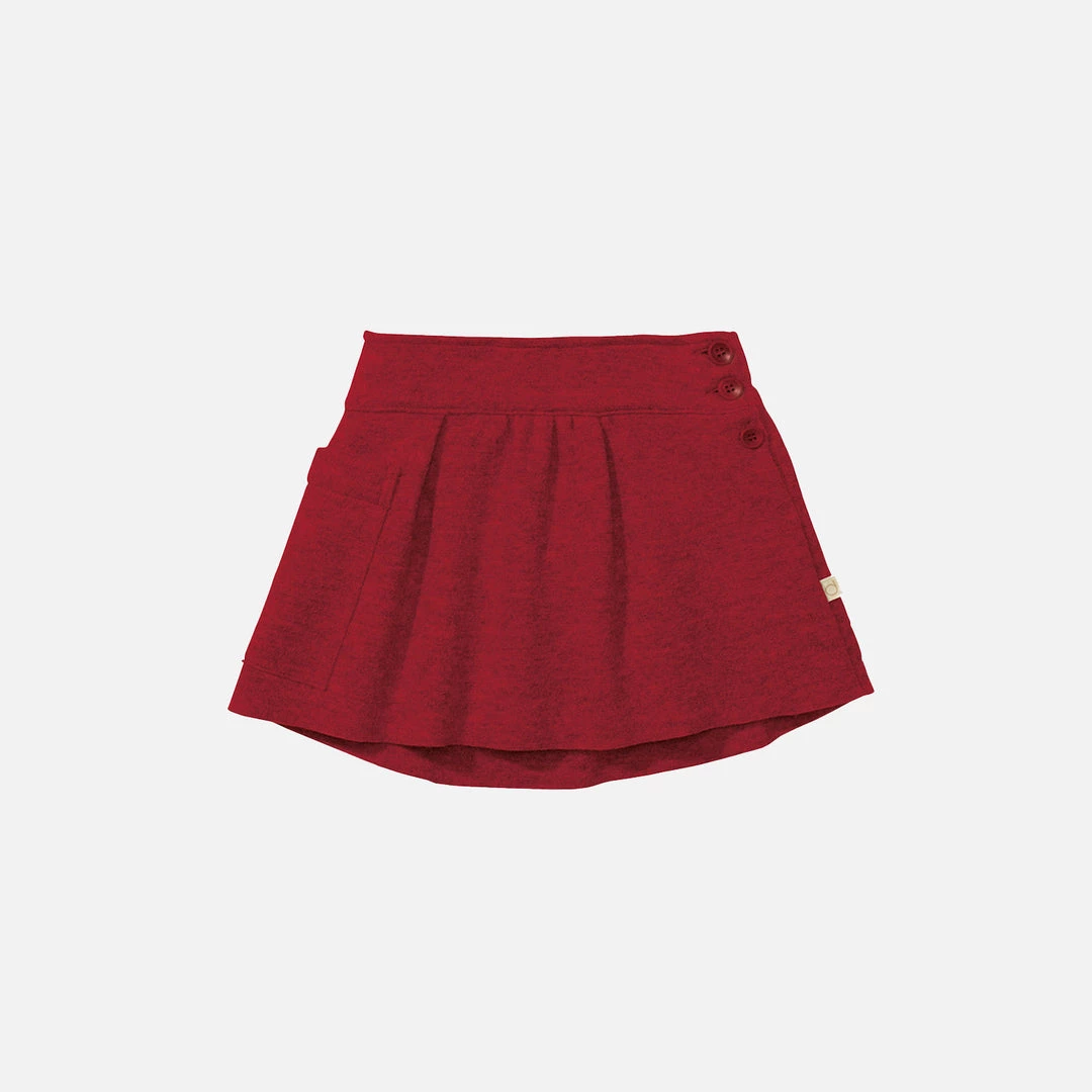 Disana Kids Wool Organic Boiled Merino Wool Skirt - Bordeaux 4 Disana Kids Wool Organic Boiled Merino Wool Skirt - Bordeaux