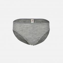 Engel Women's Organic Silk & Merino Bikini Briefs - Light Grey Adults