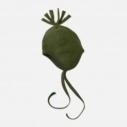 Engel 100% Organic Merino Wool Fleece Hat - Reed Melange Baby Wool