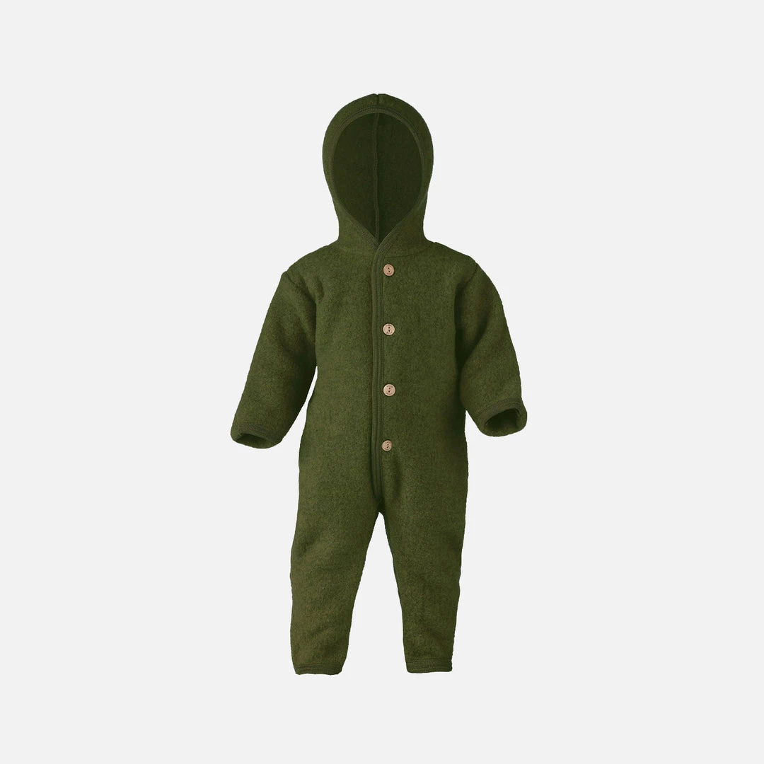Engel 100% Organic Merino Wool Fleece Suit - Reed Melange Baby Wool 4 Engel 100% Organic Merino Wool Fleece Suit - Reed Melange Baby Wool
