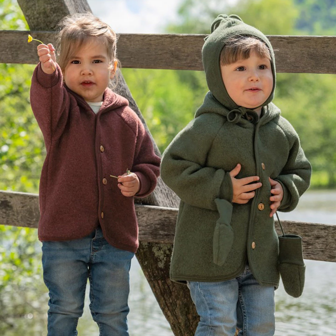 Engel 100% Organic Merino Wool Fleece Mittens - Reed Melange Baby Wool 6 Engel 100% Organic Merino Wool Fleece Mittens - Reed Melange Baby Wool