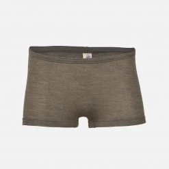 Engel Women's Organic Merino Wool & Silk Boxer Shorts - Walnut 7 Engel Women's Organic Merino Wool & Silk Boxer Shorts - Walnut