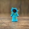 Fairies Handmade Wool Fairy With Flower Headdress - Blue Morning Glory - Black
