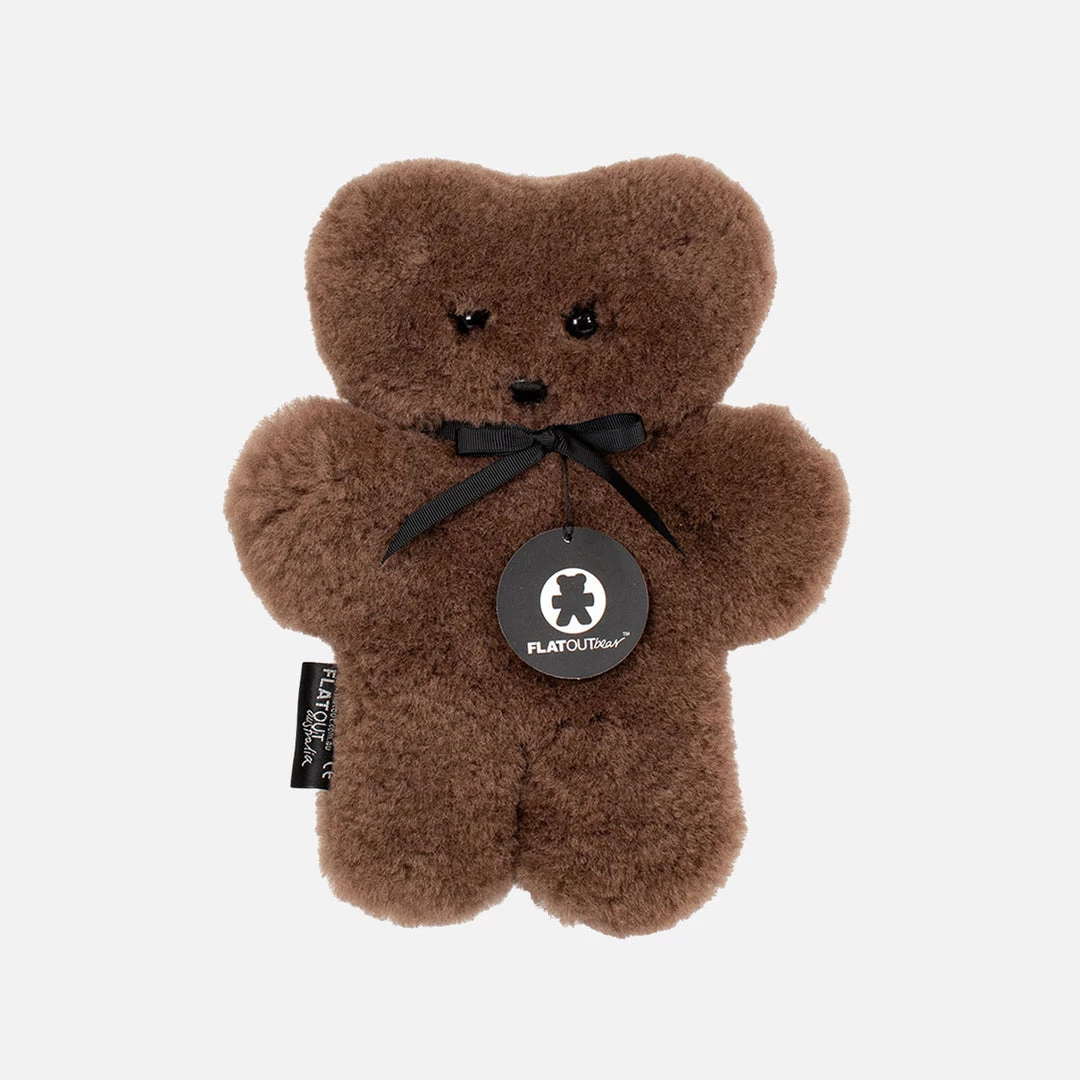 FLATOUTbear Sheepskin Bear - Chocolate Toys 3 FLATOUTbear Sheepskin Bear - Chocolate Toys