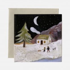 Gemma Koomen Greeting Card - A Winter's Night