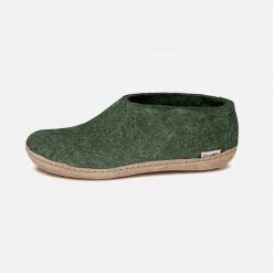 Glerups Adults Adult's Felted Wool Slipper Shoe - Forest 11 Glerups Adults Adult's Felted Wool Slipper Shoe - Forest