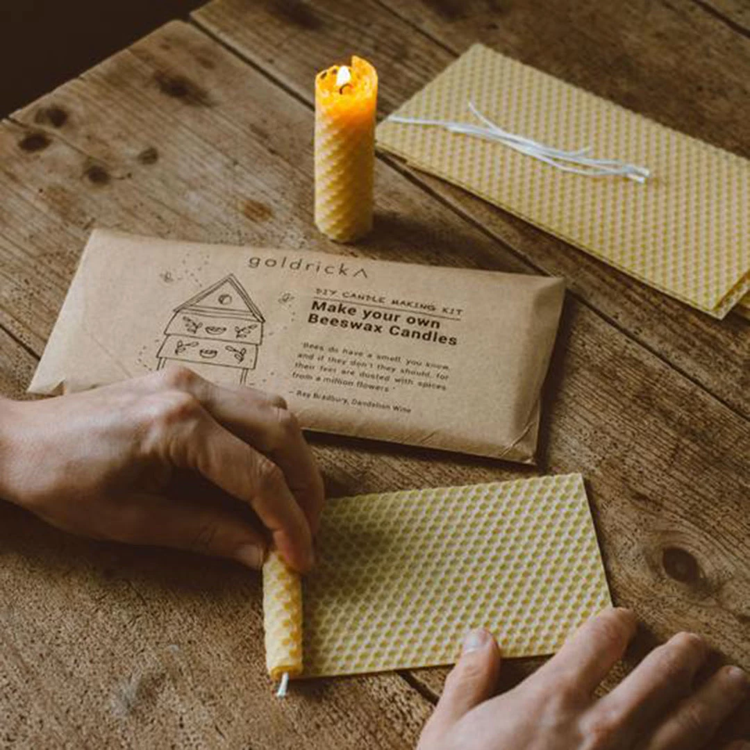 Goldrick Home & Baby Care Beeswax Candle Making Kit 8 Goldrick Home & Baby Care Beeswax Candle Making Kit