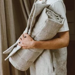 Goldrick Organic Linen Play Mat SALE