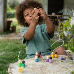 Grapat Toys Wooden Dark Baby Nins - 6 Pieces