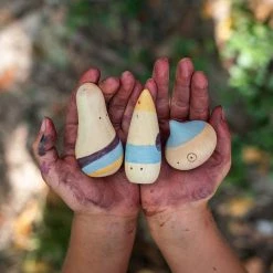 Grapat Wooden Wow Figures - 3 Pieces Toys