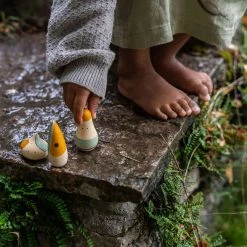 Grapat Toys Wooden Hooray Figures - 3 Pieces