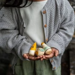 Grapat Toys Wooden Hooray Figures - 3 Pieces