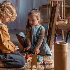 Grapat Wooden Together Nins - 12 Pieces Toys