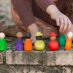 Grapat Wooden Together Nins - 12 Pieces Toys