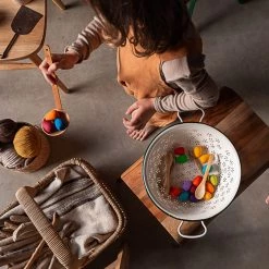 Grapat Wooden Rainbow Eggs Mandala - 36 Pieces SALE 19 Grapat Wooden Rainbow Eggs Mandala - 36 Pieces SALE