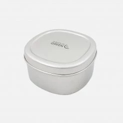 A Slice Of Green Stainless Steel Bundi Square Container