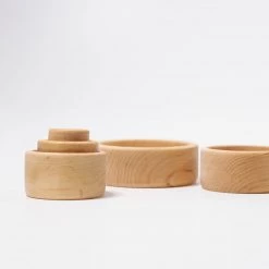 Grimms Baby Gifts Natural Wood Set Of Small Bowls