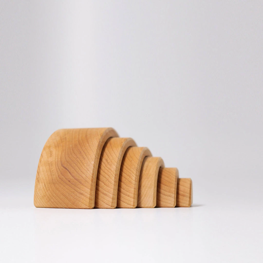 Grimms 6 Piece Wooden Rainbow - Natural Toys 7 Grimms 6 Piece Wooden Rainbow - Natural Toys