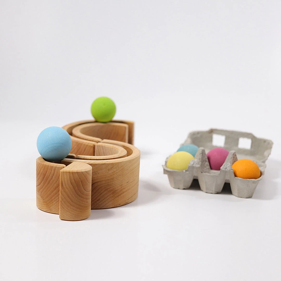 Grimms 6 Piece Wooden Rainbow - Natural Toys 11 Grimms 6 Piece Wooden Rainbow - Natural Toys