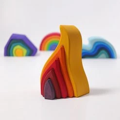 Grimms Toys Wooden Fire Stacking Toy 20 Grimms Toys Wooden Fire Stacking Toy