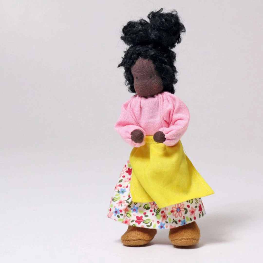 Grimms Toys Handmade Cotton Doll - Mrs Ebenholz 3 Grimms Toys Handmade Cotton Doll - Mrs Ebenholz