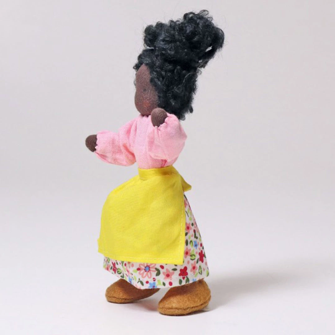 Grimms Toys Handmade Cotton Doll - Mrs Ebenholz 4 Grimms Toys Handmade Cotton Doll - Mrs Ebenholz