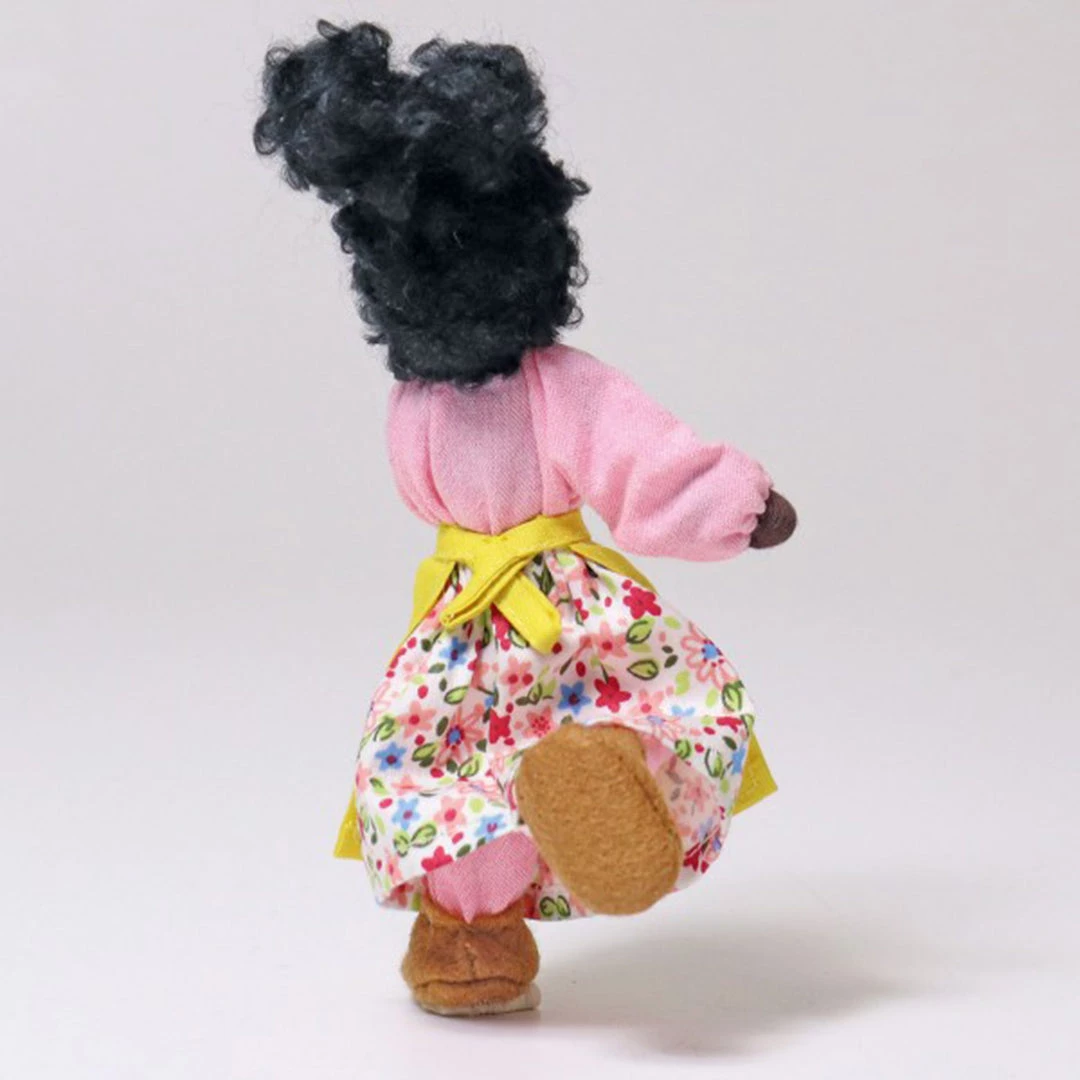 Grimms Toys Handmade Cotton Doll - Mrs Ebenholz 5 Grimms Toys Handmade Cotton Doll - Mrs Ebenholz