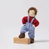 Grimms Handmade Cotton Doll - Peter Toys 1 Grimms Handmade Cotton Doll - Peter Toys