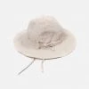 Huttelihut Cotton & Linen Linen Yvonne Summer Hat - Khaki