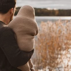 Hvid Merino Wool Cocoon - Sand Baby Gifts