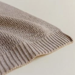 Hvid Merino Wool Dora Blanket/Swaddle - Sand Baby Sleep & Blankets