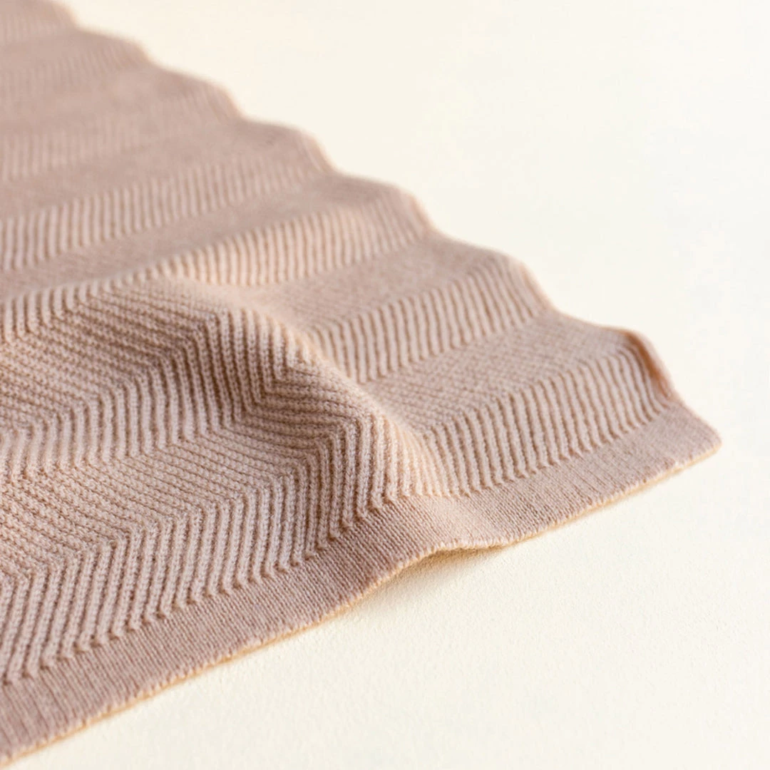 Hvid Merino Wool Freddie Blanket/Swaddle - Rose 6 Hvid Merino Wool Freddie Blanket/Swaddle - Rose