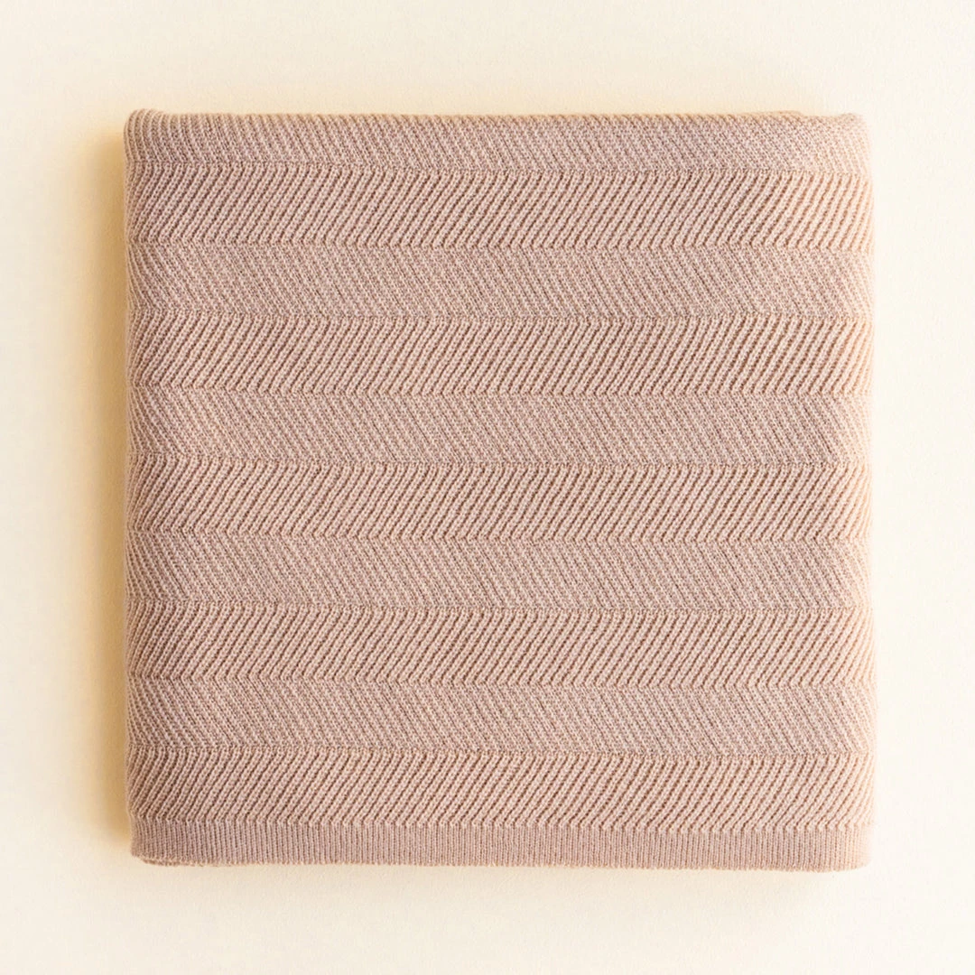 Hvid Merino Wool Freddie Blanket/Swaddle - Rose 10 Hvid Merino Wool Freddie Blanket/Swaddle - Rose