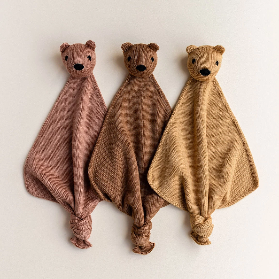 Hvid Merino Wool Tokki Teddy Comforter - Terracotta Toys 7 Hvid Merino Wool Tokki Teddy Comforter - Terracotta Toys