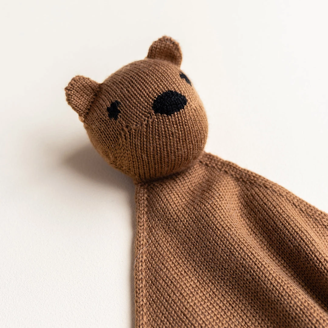 Hvid Baby Gifts Merino Wool Tokki Teddy Comforter - Chocolate 6 Hvid Baby Gifts Merino Wool Tokki Teddy Comforter - Chocolate