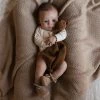 Hvid Baby Gifts Merino Wool Tokki Teddy Comforter - Chocolate