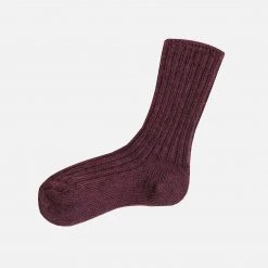 JOHA Merino Wool Socks - Aubergine Melange 8 JOHA Merino Wool Socks - Aubergine Melange