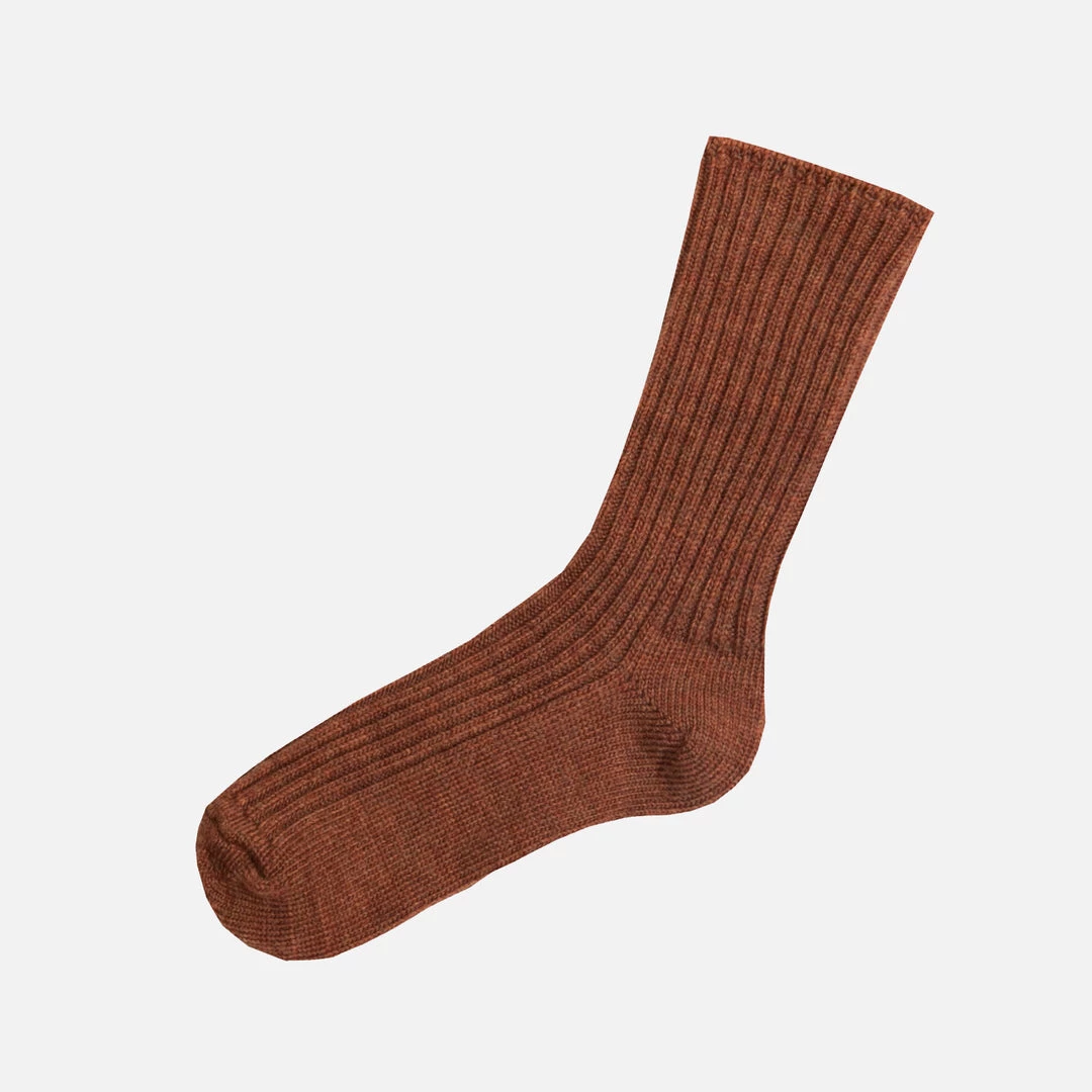JOHA Merino Wool Socks - Copper Melange Baby Wool 6 JOHA Merino Wool Socks - Copper Melange Baby Wool