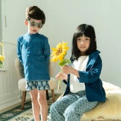 Kamso Cotton Malam Shirt - Deep Indigo 16 Kamso Cotton Malam Shirt - Deep Indigo