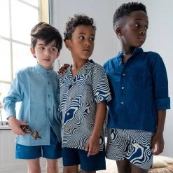 Kamso Cotton Malam Shirt - Deep Indigo 17 Kamso Cotton Malam Shirt - Deep Indigo