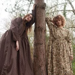 Kate Sheridan Women's Cotton Flow Dress - Ditsy Leaf Outlet