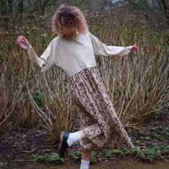 Kate Sheridan Women's Cotton Flow Dress - Botanical/Stripe Floral