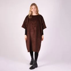 Kate Sheridan Outlet Women's Cotton Edie Dress - Chocolate Cord