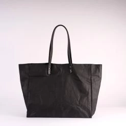 Kate Sheridan Waxed Cotton Giga Tote - Black SALE