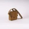 Kate Sheridan Leather Square Web Strap Tab Bag - Olive SALE