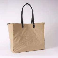 Kate Sheridan Waxed Cotton Giga Tote - Beige SALE 8 Kate Sheridan Waxed Cotton Giga Tote - Beige SALE
